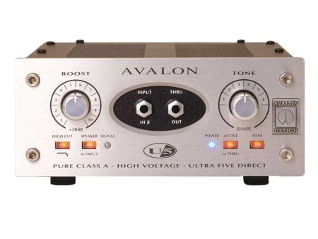 Avalon U5 Single-Channel High Voltage Instrument DI Preamp Online Hot Sale