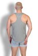 JJ Cool-Dry Gym Stringer - Light Grey Supply