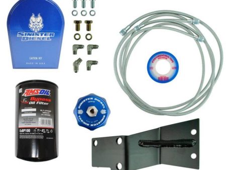 Sinister Diesel 2007.5-2012 Ram 2500 3500 6.7L Cummins Bypass Oil Filter System Supply