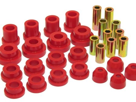 Prothane 00-09 Honda S2000 Rear Control Arm Bushings - Red Cheap