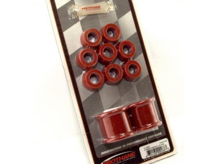 Rugged Ridge Front Swaybar Bushing Kit Red 1-1 8-Ines 87-95 Jeep Wrangler YJ Discount