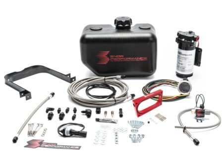 Snow Performance 05-10 Mustang Stg 2 Boost Cooler Water Injection Kit (SS Braided Line & 4AN) on Sale