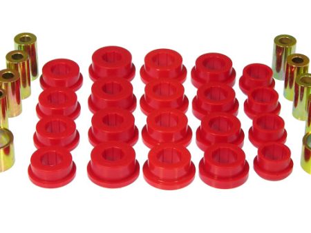 Prothane 06-11 Honda Civic Rear Control Arm Bushings - Red Hot on Sale