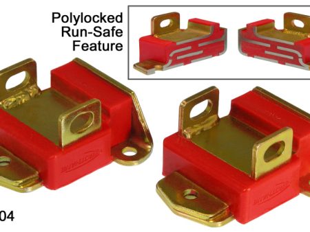 Prothane GM Motor Mounts - Type A Short - Red Discount