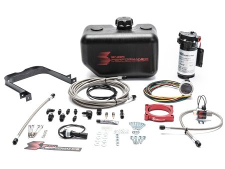 Snow Performance 15-17 Mustang EcB Stg 2 Boost Cooler Water Injection Kit (SS Braid Line & 4AN) Supply