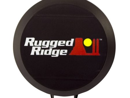 Rugged Ridge 6in HID Off Road Light Cover Black For Sale