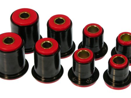 Prothane 74-79 GM 1-5 8in OD Front Control Arm Bushings - Red Fashion