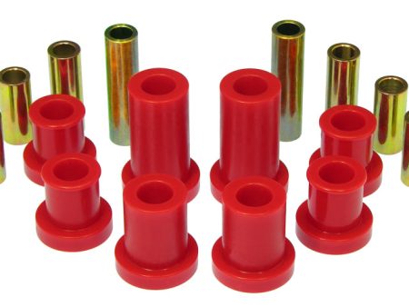 Prothane 07-14 Chevy Silverado 2 4wd Upper Lower Front Control Arm Bushings - Red Discount