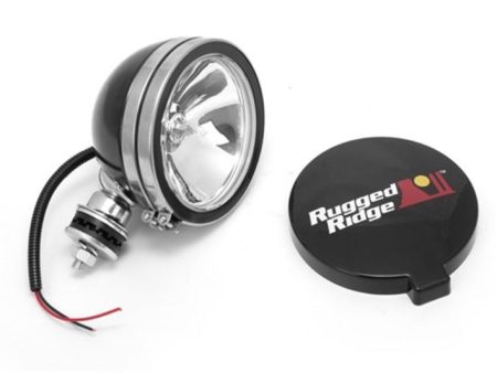 Rugged Ridge 6in Halogen Light Black Steel Housing For Cheap